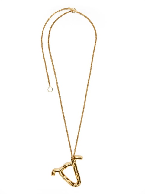 Jil Sander zodiac-sign pendant necklace - Gold - zdjęcie produktu nr 2