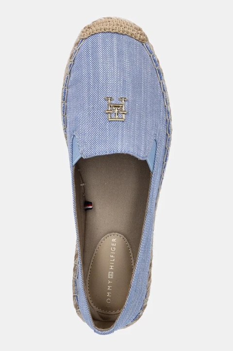 Tommy Hilfiger espadryle CHAMBRAY ESPADRILLE kolor niebieski FW0FW08539 - zdjęcie produktu nr 2