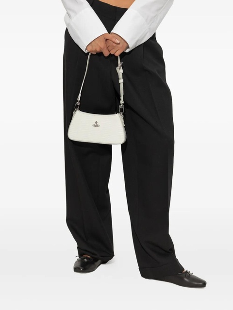 Vivienne Westwood Tasha crocodile-effect shoulder bag - White - zdjęcie produktu nr 2