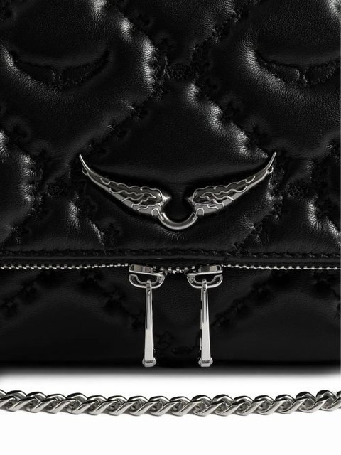 Zadig&Voltaire Rock II quilted chain crossbody bag - Black - zdjęcie produktu nr 2
