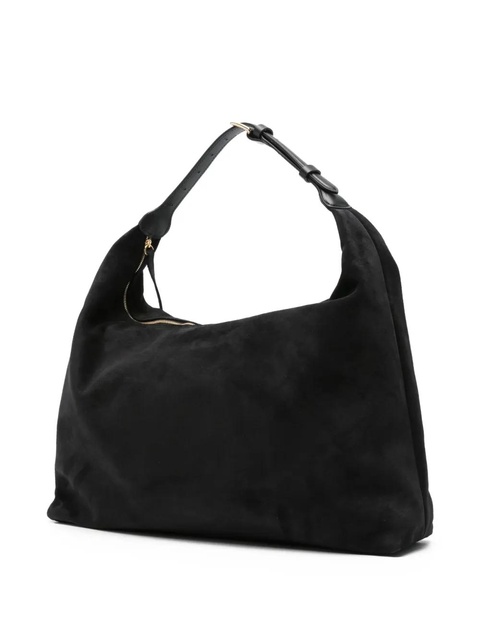 Liffner suede bucket bag - Black - zdjęcie produktu nr 1