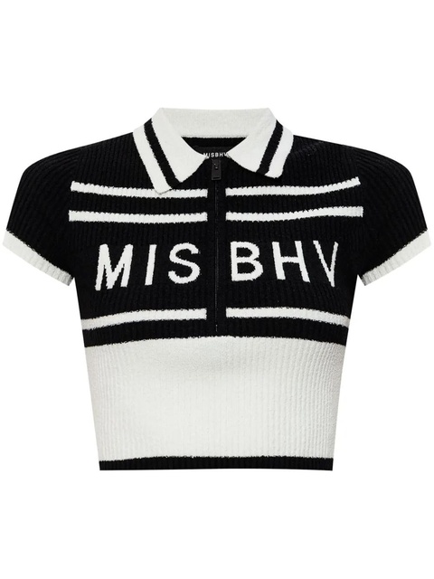 MISBHV Fluffy Cannes polo top - Black - zdjęcie produktu nr 1