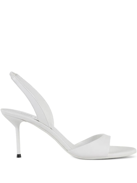 Paris Texas 75mm Lidia slingback open-toe sandals - White - zdjęcie produktu nr 1