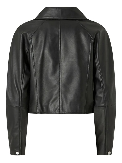 PINKO leather biker jacket - Black - zdjęcie produktu nr 1