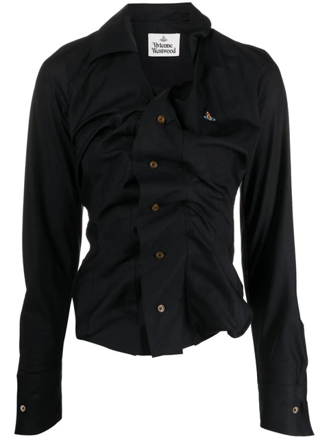 Vivienne Westwood Drunken cotton shirt - Black - zdjęcie produktu nr 1