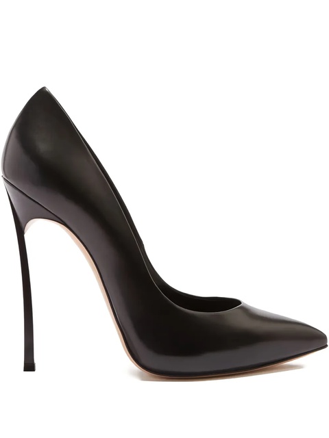 Casadei 115mm leather heeled pumps - Black - zdjęcie produktu nr 2