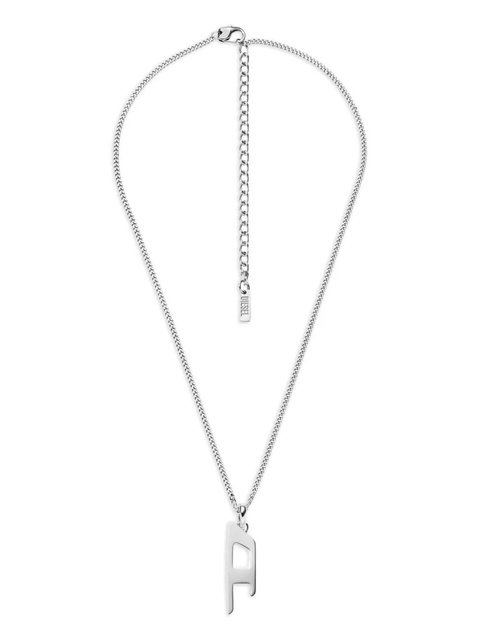 Diesel logo-pendant necklace - Grey - zdjęcie produktu nr 1