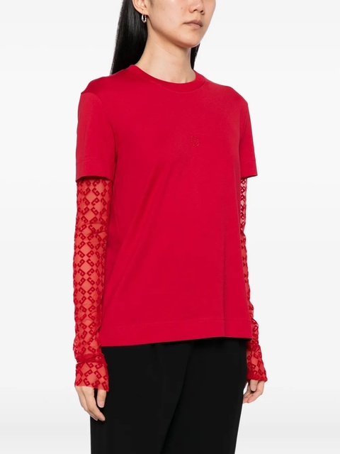 Givenchy logo-embroidered T-shirt - zdjęcie produktu nr 2