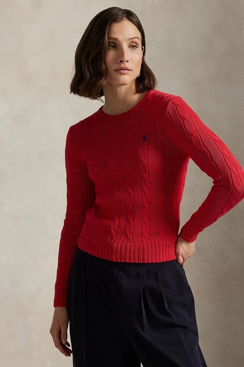 Polo Ralph Lauren sweter damski kolor czerwony 211971869 - zdjęcie produktu nr 1
