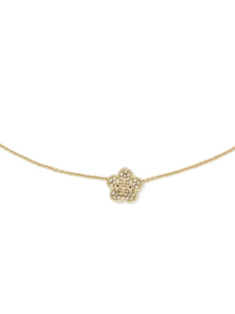 Tory Burch Forget Me Not pavé pendant necklace - Gold - zdjęcie produktu nr 2