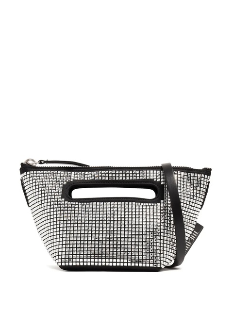 The Attico Via Dei Giardini 15 crystal tote bag - Silver - zdjęcie produktu nr 1