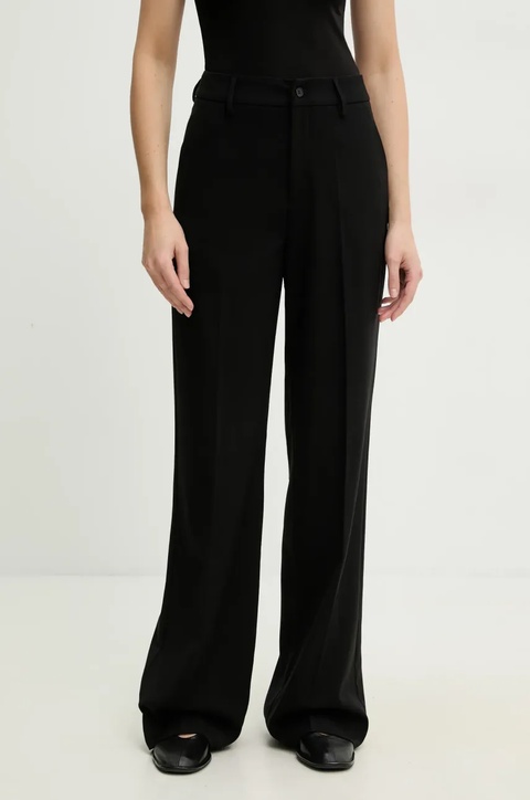 Answear Lab spodnie damskie kolor czarny szerokie high waist - zdjęcie produktu nr 1