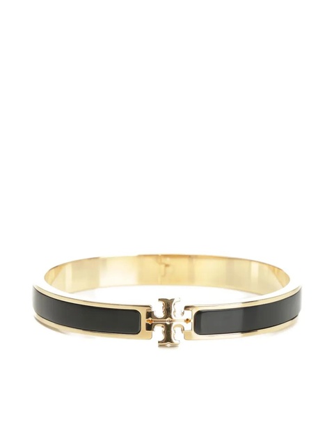 Tory Burch Kira enamel-detail bracelet - Black - zdjęcie produktu nr 1
