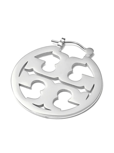 Tory Burch Miller polished-finish earrings - Silver - zdjęcie produktu nr 2