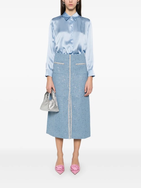 Maje silk shirt - Blue - zdjęcie produktu nr 1