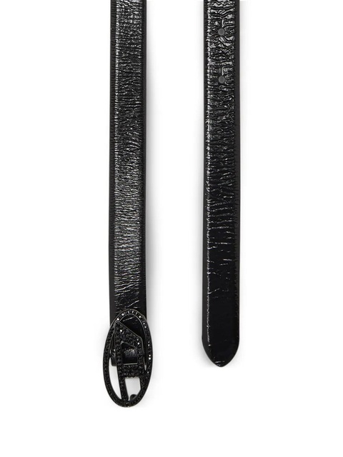 Diesel B-1dr Strass 20 logo-buckle belt - Black - zdjęcie produktu nr 2