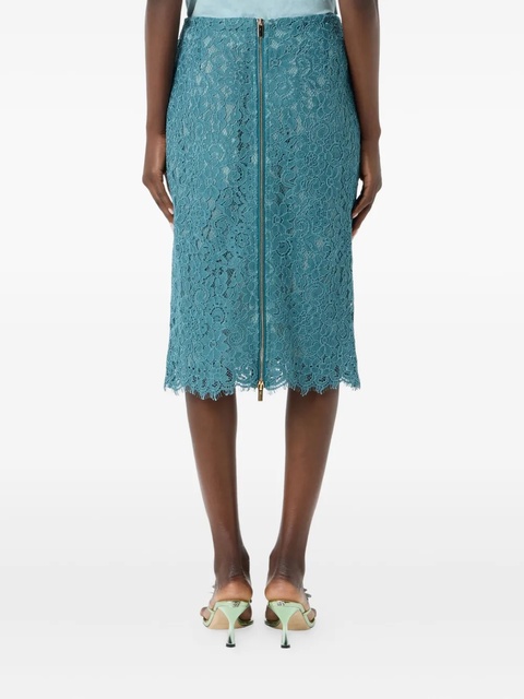 Blumarine lace pencil skirt - Blue - zdjęcie produktu nr 2