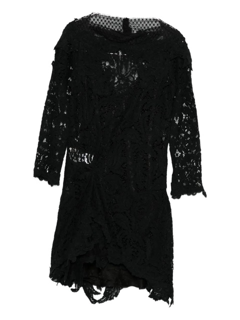 ISABEL MARANT Rubiana floral-lace midi dress - Black - zdjęcie produktu nr 1