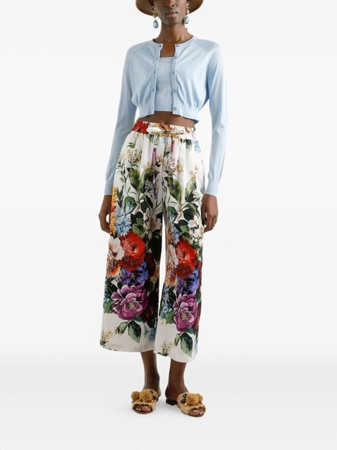 Dolce & Gabbana silk-blend top - Blue - zdjęcie produktu nr 2