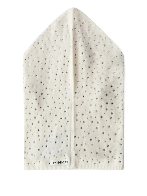PINKO crystal-embellished balaclava - White - zdjęcie produktu nr 2