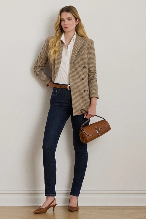 Lauren Ralph Lauren jeansy damskie kolor granatowy 200960600 - zdjęcie produktu nr 1