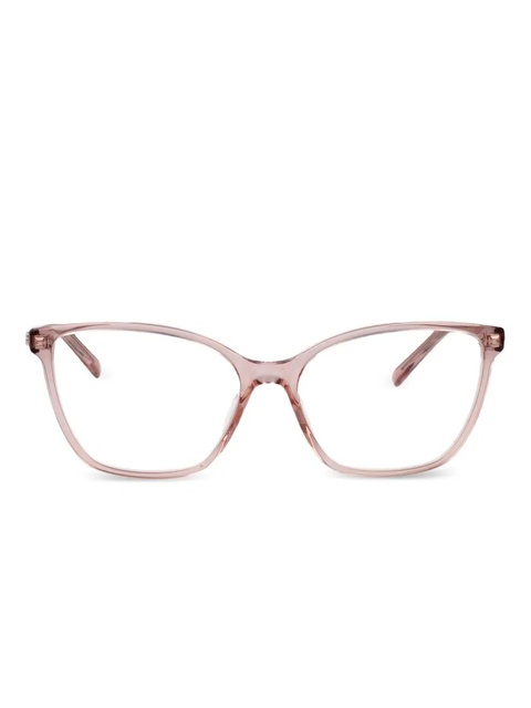 Gucci Eyewear geometric-frame glasses - Pink - zdjęcie produktu nr 1