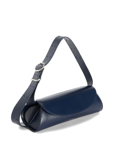 Jil Sander small Cannolo leather shoulder bag - Blue - zdjęcie produktu nr 1