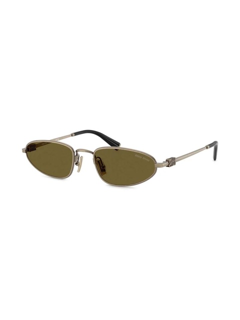Miu Miu Eyewear Runway sunglasses - Gold - zdjęcie produktu nr 2