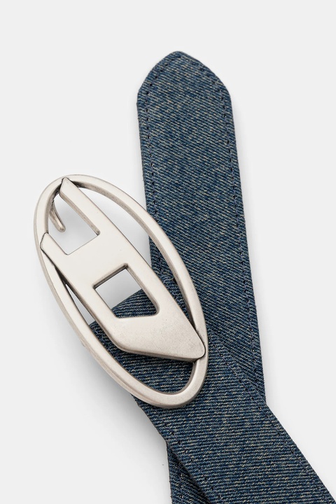 Diesel pasek OVAL D LOGO B-1DR W kolor niebieski X08727.PR413 - zdjęcie produktu nr 2