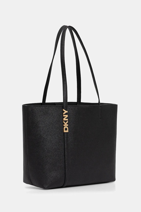 Dkny torebka skórzana kolor czarny R52AKG54 - zdjęcie produktu nr 2