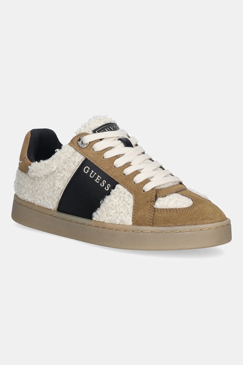 Guess sneakersy JRONE9 damskie kolor beżowy FLFJR9 ESU12 - zdjęcie produktu nr 1