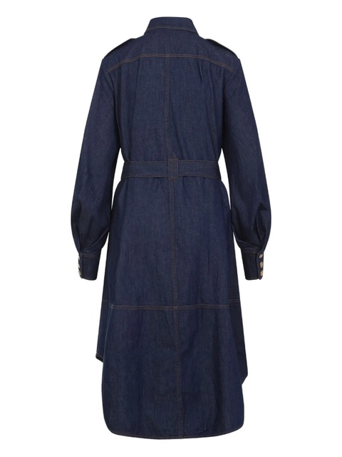 ZIMMERMANN belted denim shirt dress - Blue - zdjęcie produktu nr 1