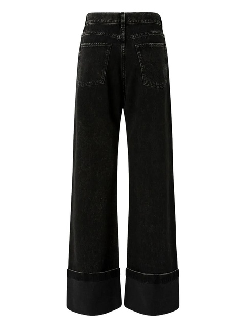 PINKO folded-hem jeans - Black - zdjęcie produktu nr 2