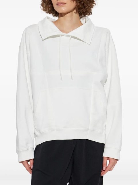 MM6 Maison Margiela drawstring spread-collar sweatshirt - White - zdjęcie produktu nr 1