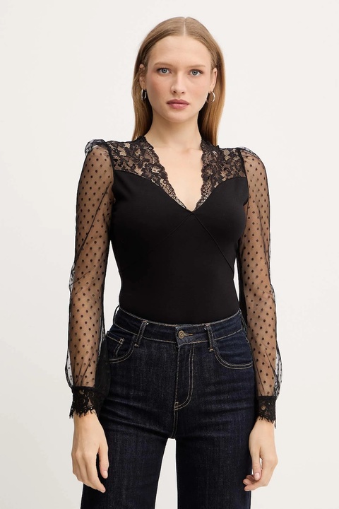 Morgan body damska kolor czarny gładka TARSILA - zdjęcie produktu nr 2