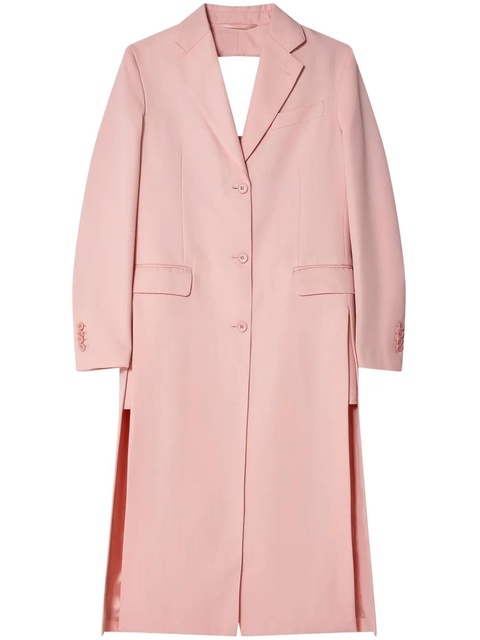 Simone Rocha cut-out bow-detail coat - Pink - zdjęcie produktu nr 1