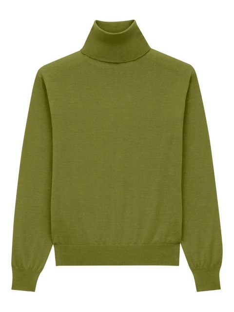 Saint Laurent turtleneck wool sweater - Green - zdjęcie produktu nr 1
