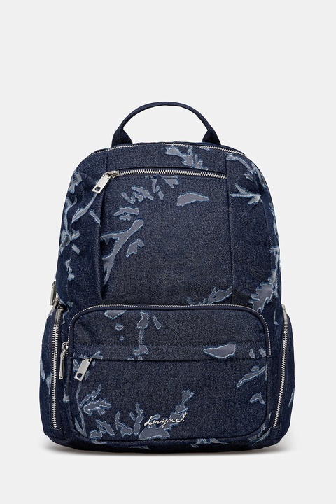 Desigual plecak KILO CHESTER MIN damski kolor granatowy duży wzorzysty 25WAKD05 - zdjęcie produktu nr 1