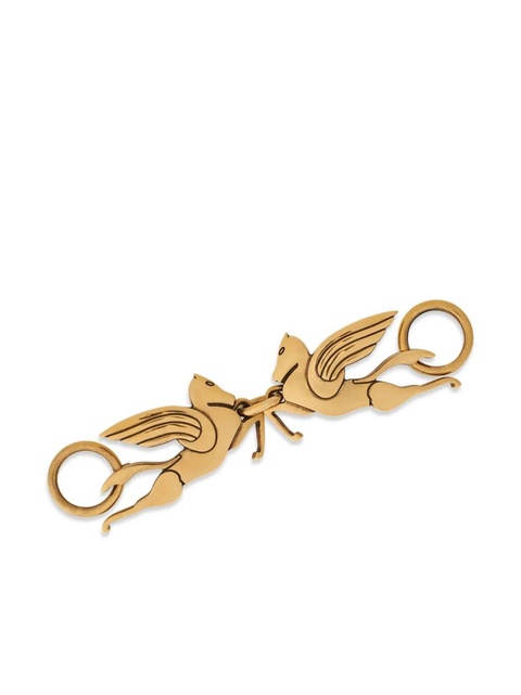 ETRO Pegaso-motif scarf pin - Gold - zdjęcie produktu nr 1