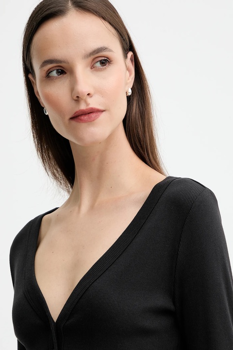 Calvin Klein Jeans kardigan damskie kolor czarny lekki LV047C204G - zdjęcie produktu nr 2