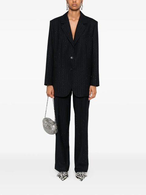 SANDRO pinstripe metallic blazer - Blue - zdjęcie produktu nr 2