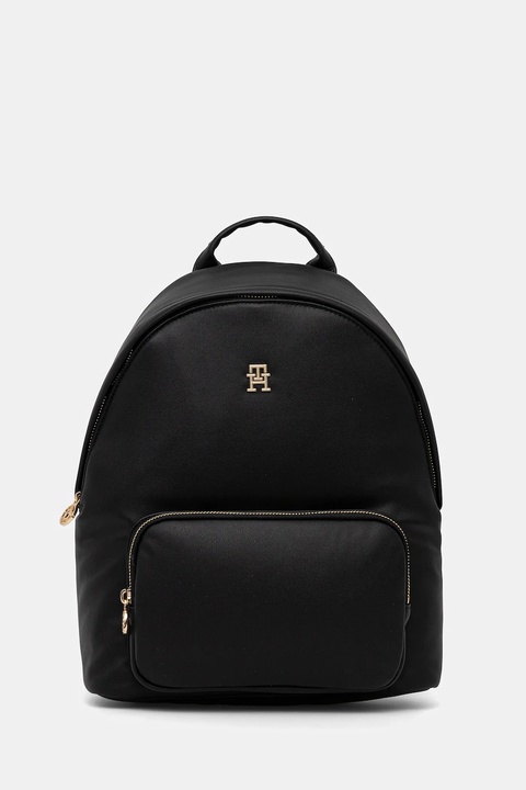Tommy Hilfiger plecak damski kolor czarny mały gładki AW0AW17652 - zdjęcie produktu nr 1