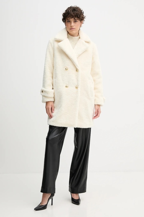 Gaudi płaszcz kolor beżowy 521FD39001 - zdjęcie produktu nr 2