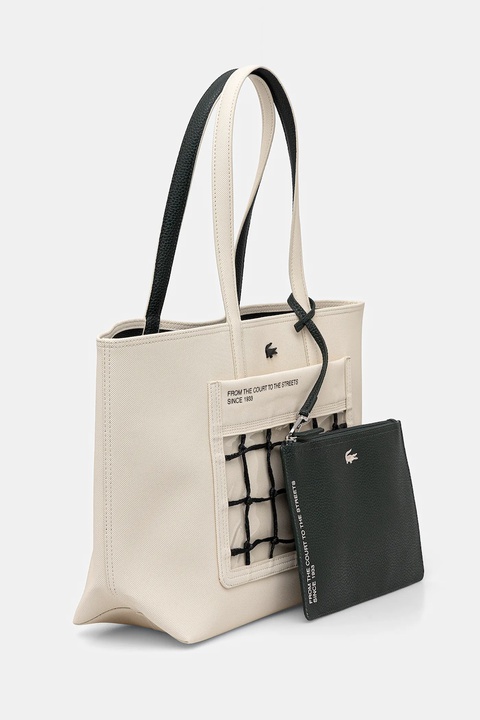 Lacoste torebka kolor beżowy NF5130AS - zdjęcie produktu nr 2