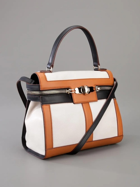 Max Mara tri-colour zip up tote - Neutrals - zdjęcie produktu nr 1