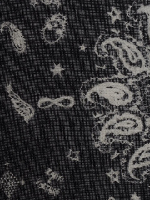 Zadig&Voltaire Maddie scarf - Black - zdjęcie produktu nr 1