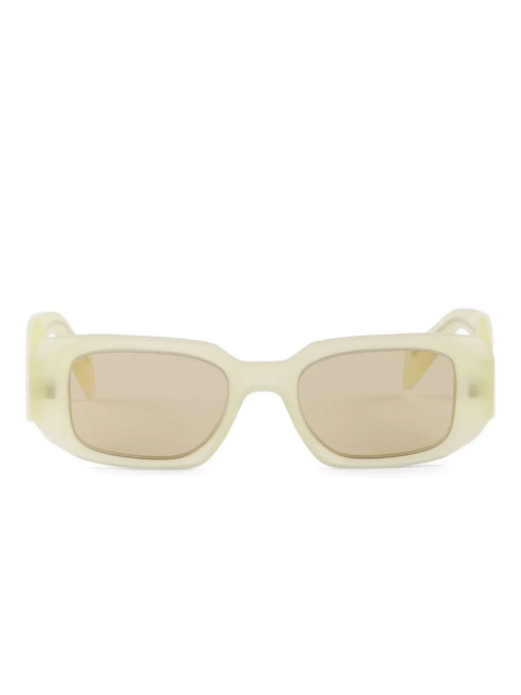 Prada Eyewear rectangular-frame sunglasses - Yellow - zdjęcie produktu nr 2