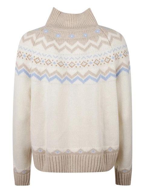 MC2 Saint Barth Meghan patterned sweater - Neutrals - zdjęcie produktu nr 1
