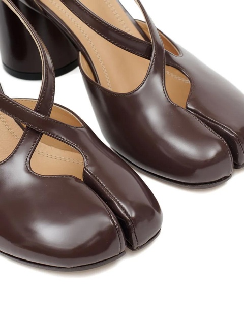 Maison Margiela 80mm Tabi pumps - Brown - zdjęcie produktu nr 2