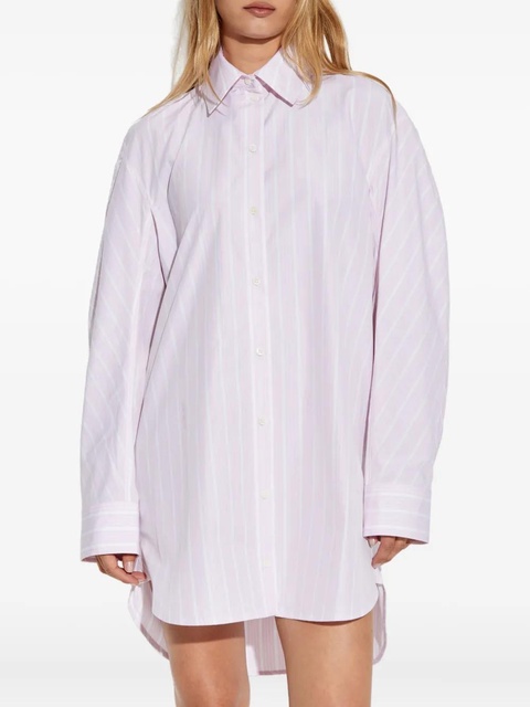 Jacquemus striped cotton shirt dress - Pink - zdjęcie produktu nr 2